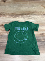 Nirvana Shirt Green sz 2T