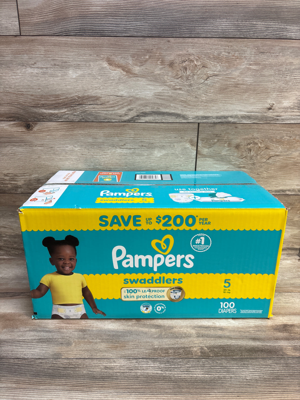 NEW Pampers Swaddlers Diapers Size 5 100ct.