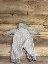 Where The Wild Things Are Henley Hooded Coverall Grey sz 6-9m
