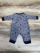 Carter's Henley Coverall Grey sz Newborn