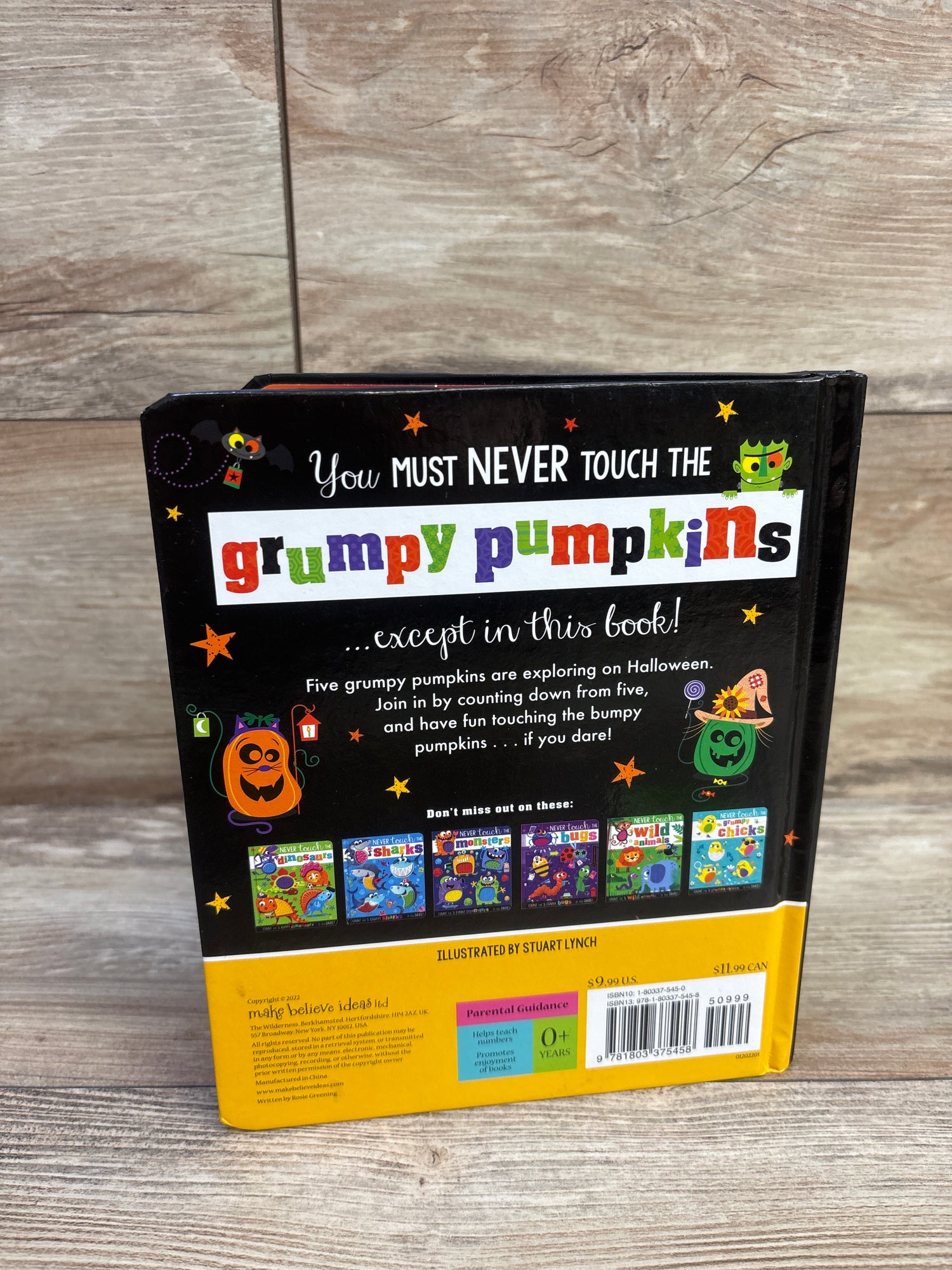 Never Touch the Grumpy Pumpkins Board Book