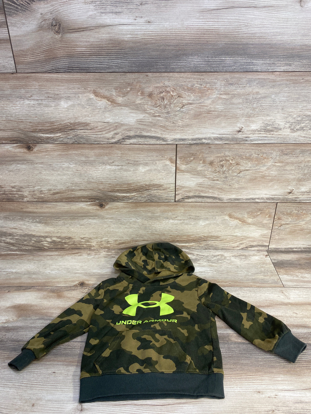 Under Armour Camo Pull Over Sweater Green sz 2T
