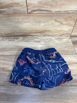 Carter's Dinosaur Print Swim Trunks Blue sz 3T