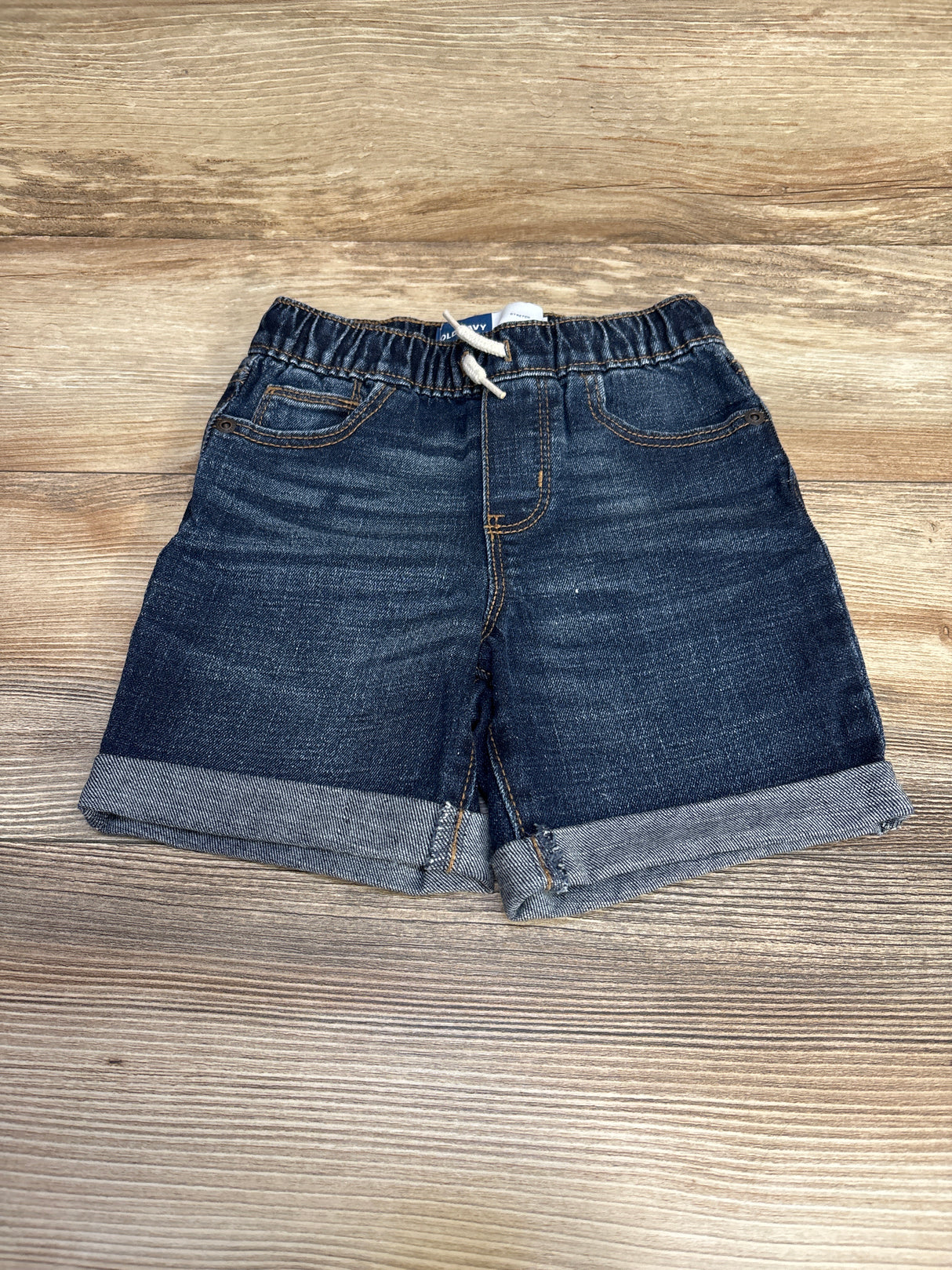 Old Navy Drawstring Denim Shorts Blue sz 3T