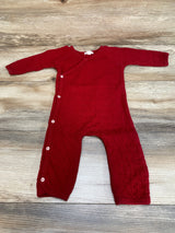 Burt's Bees Red Quilted Kimono Coverall sz 0-3m