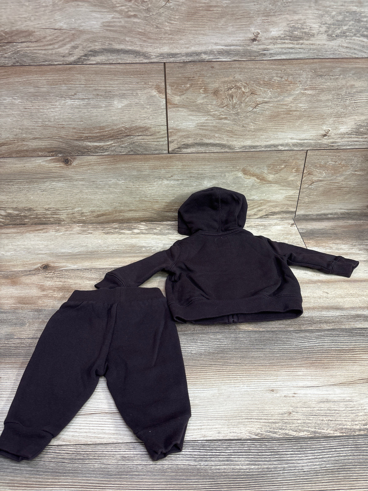 Baby Gap 2pc Zip-Up Hoodie & Joggers Set Brown sz 3-6m