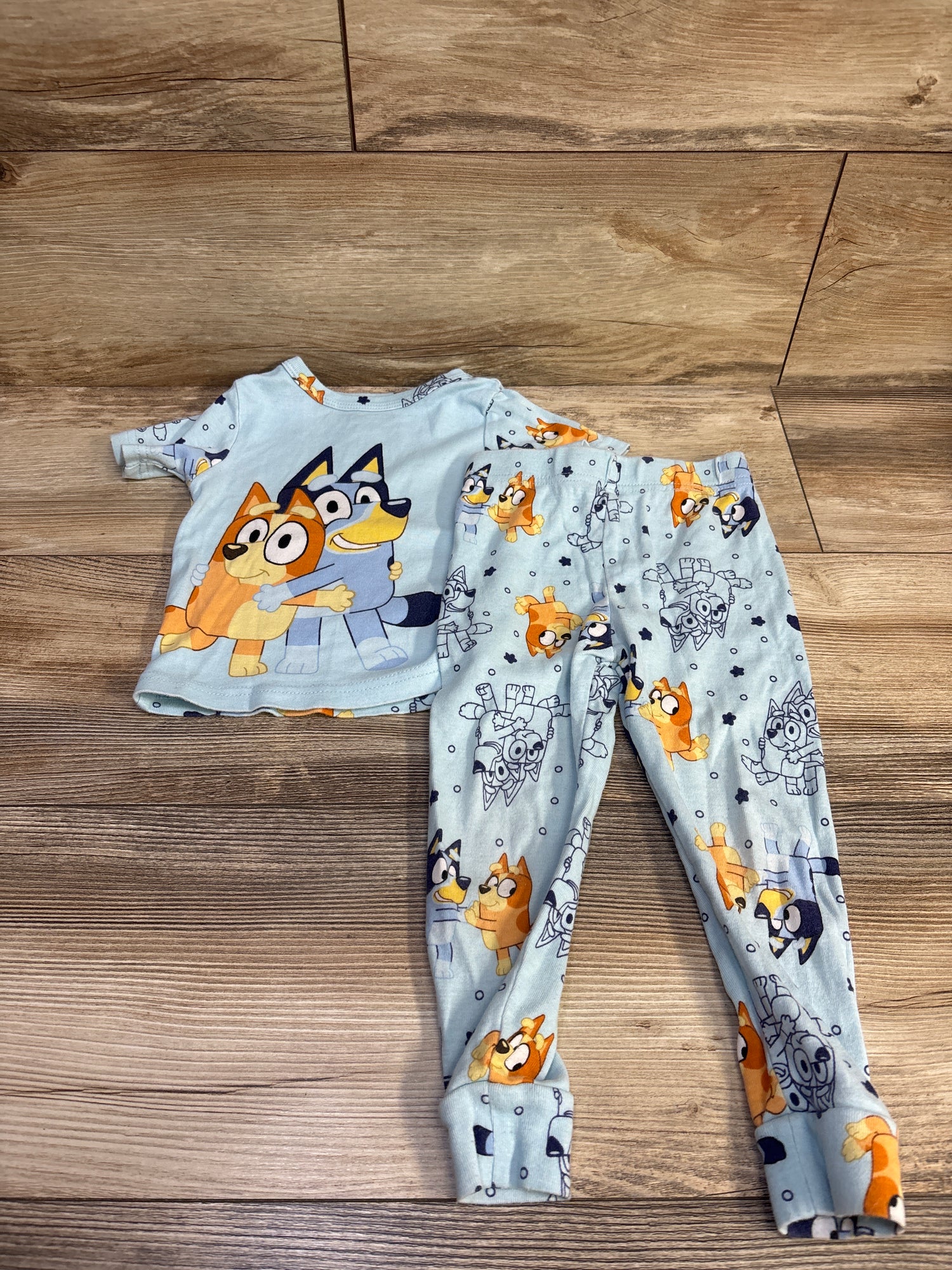 Bluey 2pc Pajama Set Blue sz 3T