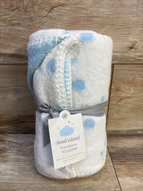 NEW Cloud Island Plush Baby Blanket - Blue
