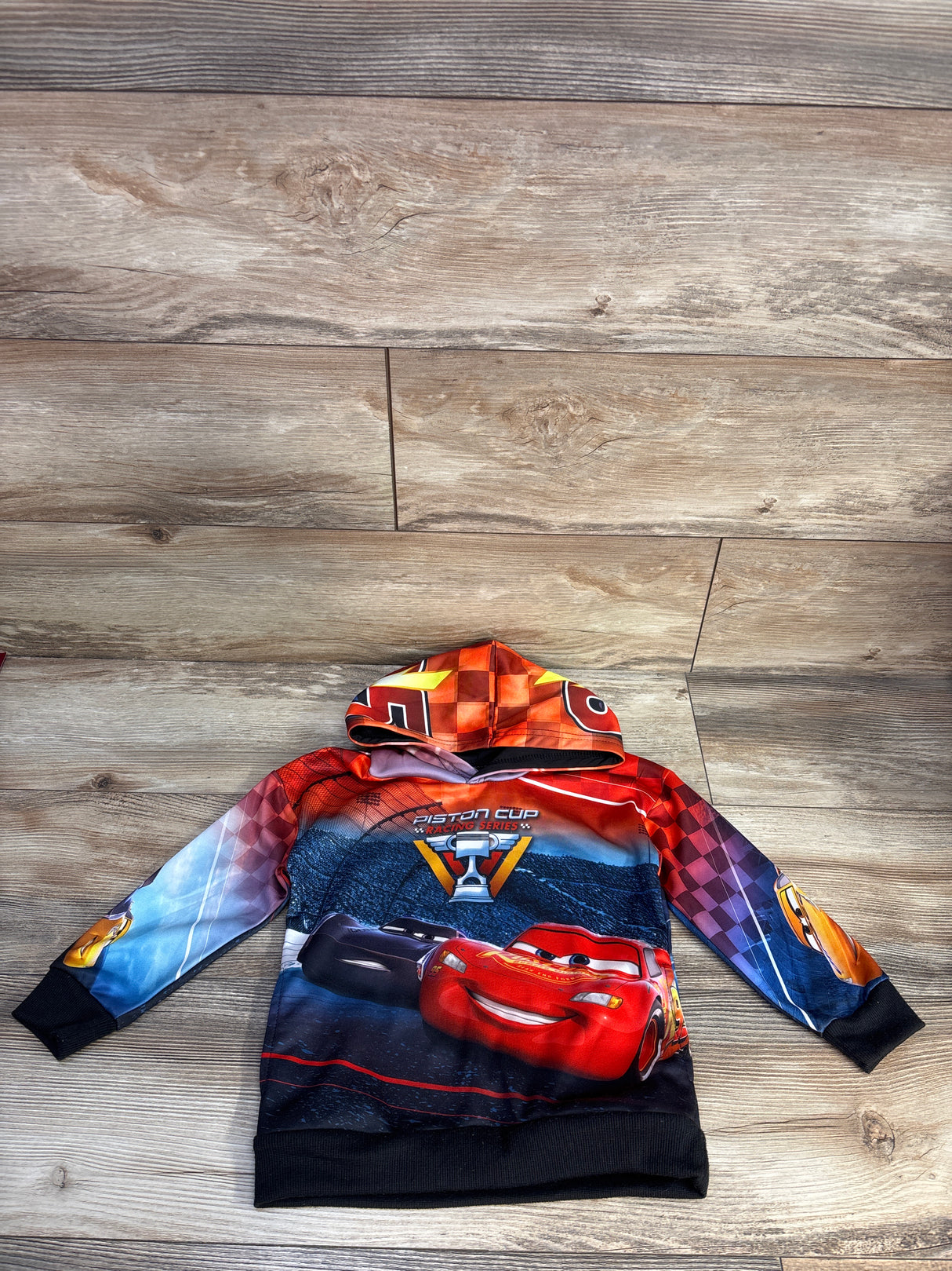 Disney Pixar Cars Pullover Hoodie Red sz 4T