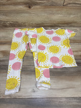 Just One You 2pc Pajama Set White sz 4T
