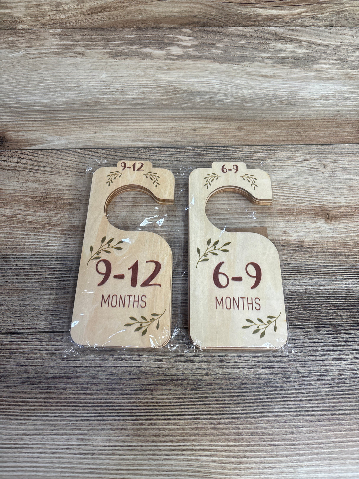 NEW Wooden Baby Closet Dividers 8pk
