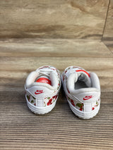 Nike Air Force Crib Cherry Shoes White sz 4c