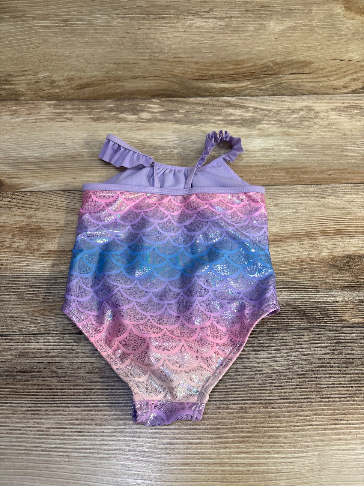 Sol Borne 1pc Mermaid Swimsuit Purple sz 2T