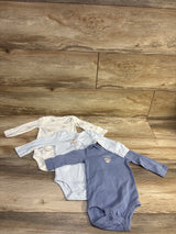 Carter's 3pk Bodysuit Set Blue sz 6m