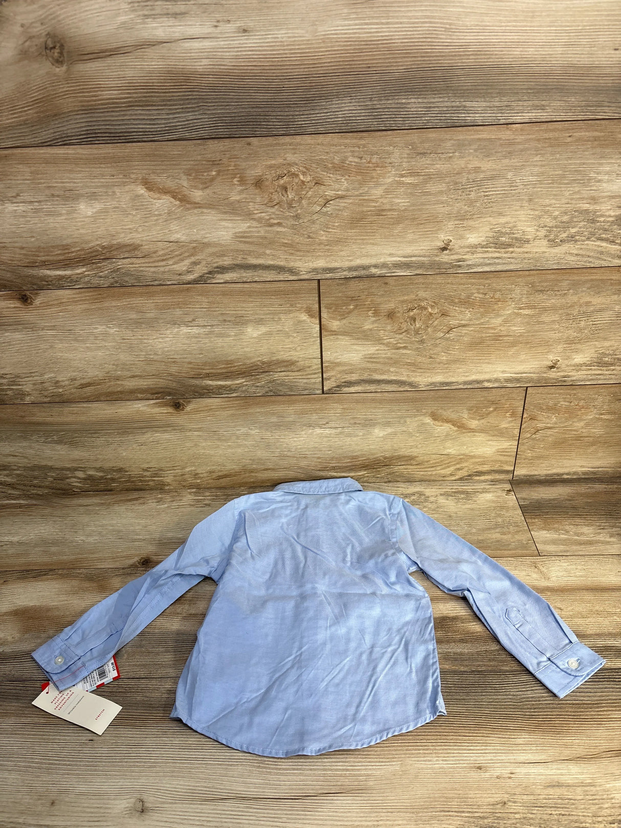 NEW Cat & Jack Button Up Dress Shirt Blue sz 4T