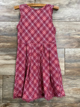 Knit Works Plaid Dress Pink sz 5T