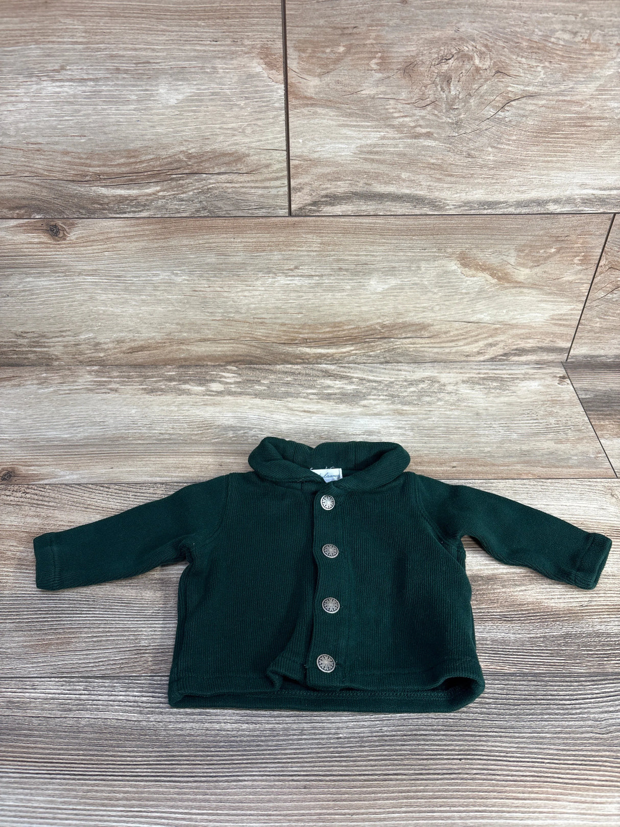 Ralph Lauren Ribbed Sweater Jacket Emerald sz 3m