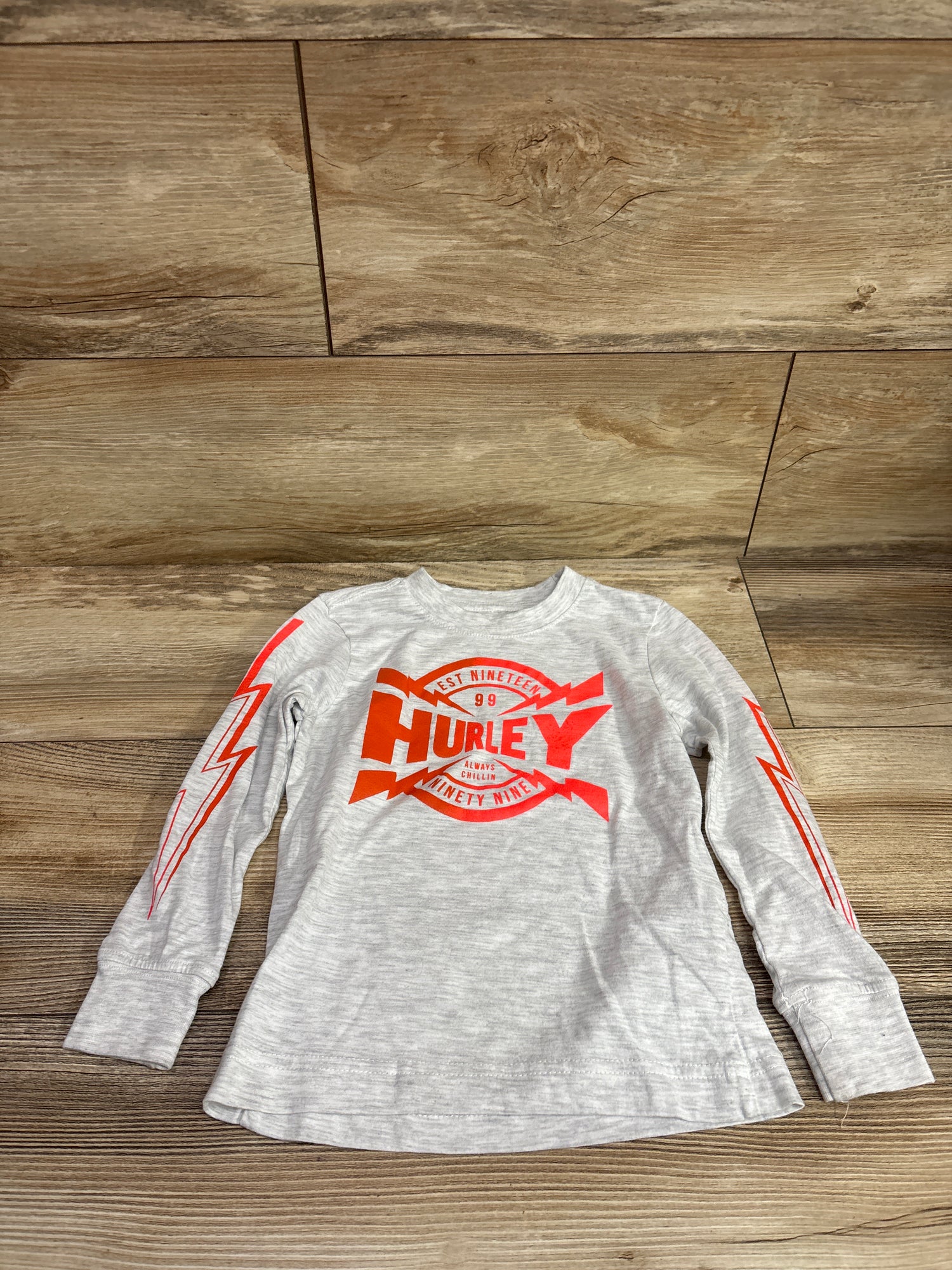 Hurley Long Sleeve Shirt Grey sz 3T