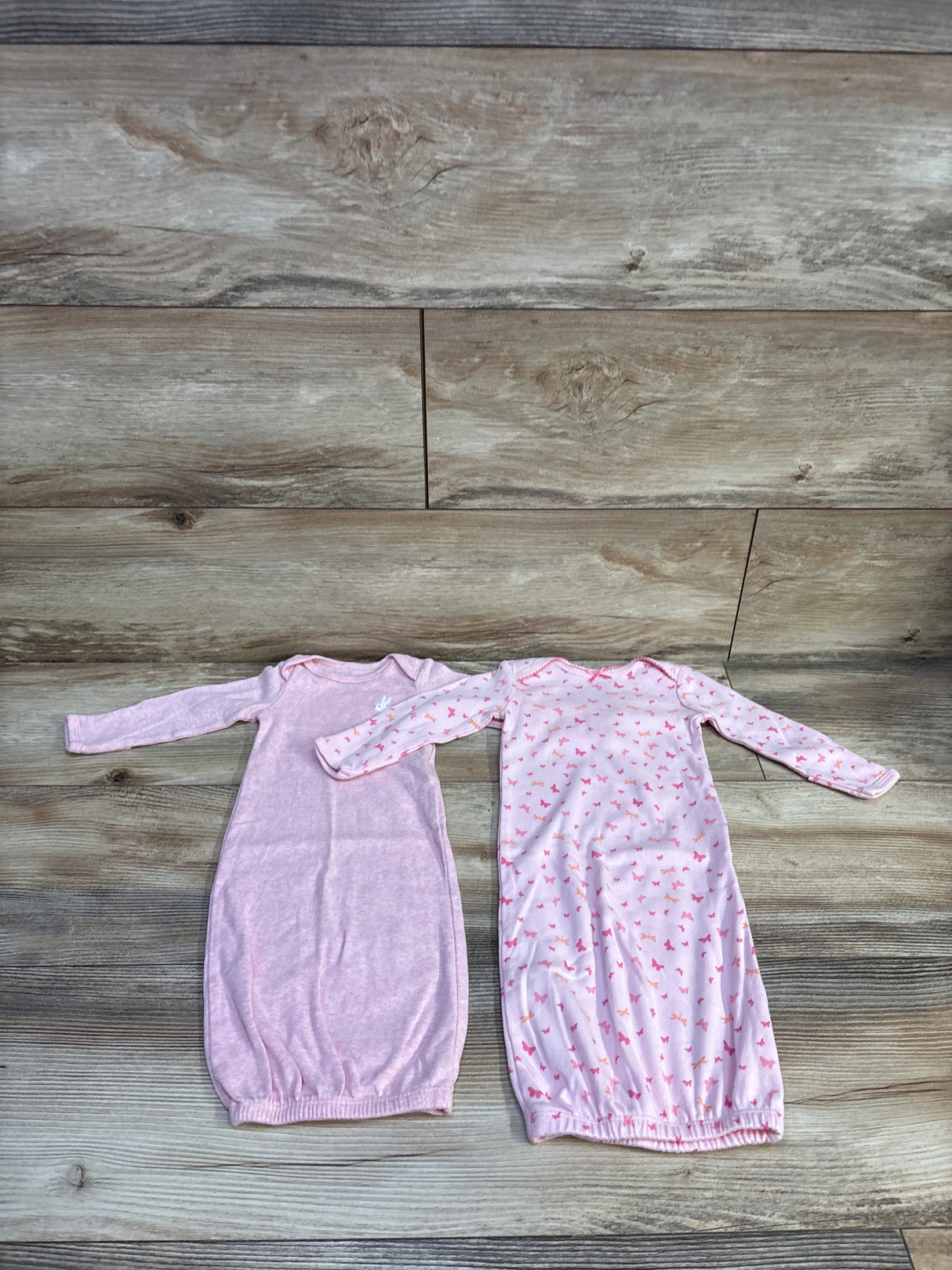 Simple Joys 2pk Sleep Gowns Pink sz Newborn