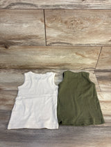 H&M 2pk Tank Tops Olive sz 2T