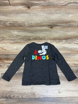 NEW Old Navy Dinos Long Sleeve Shirt Grey sz 5T