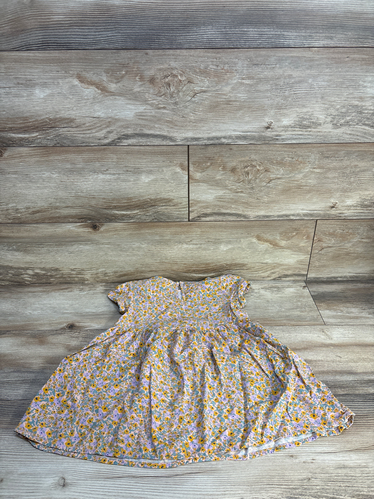 Cat & Jack Floral Dress Yellow sz 5T