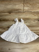 First Impressions Embroidered Eyelet Dress White sz 18m