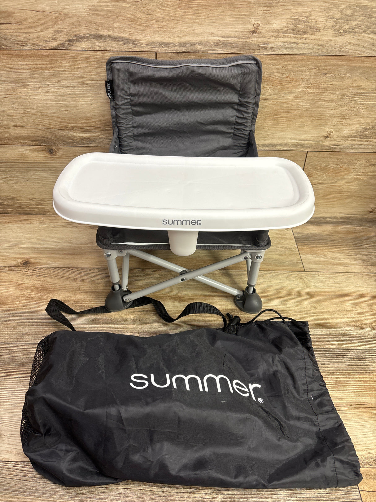 Summer Infant Pop 'N Sit Portable Infant Booster Seat - Grey