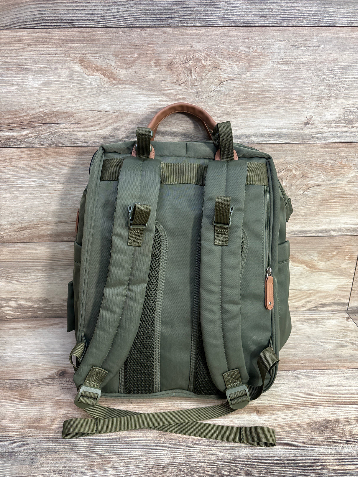 JOLLITO Diaper Bag Backpack with Changing Station Green