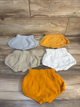 Kids Tales 5pk Muslin Bloomers Yellow sz 3-6m