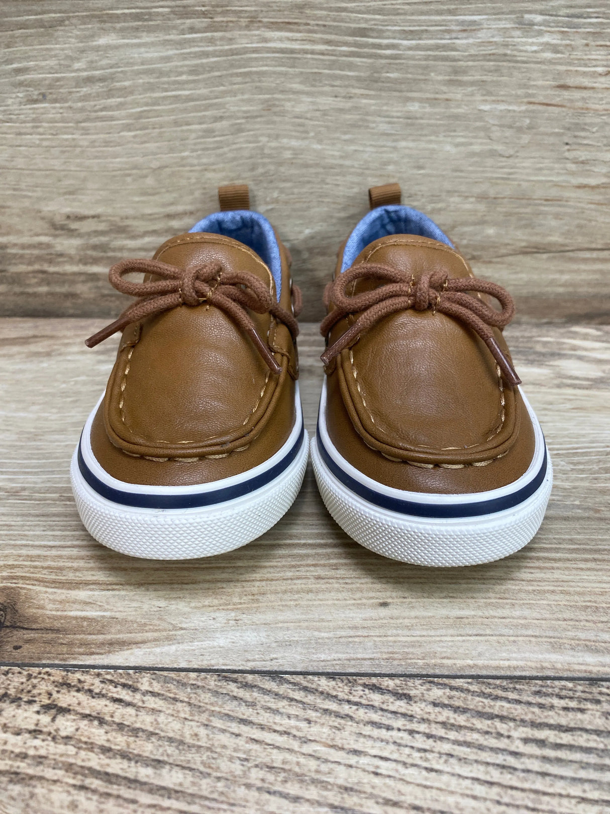 Old Navy Faux Leather Boat Shoes sz 6c