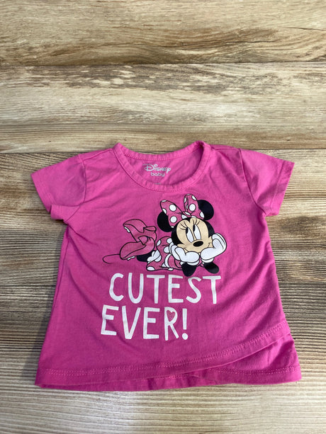 Disney Baby Minnie Cutest Ever Shirt Pink sz 18m - Me n Mommy To Be