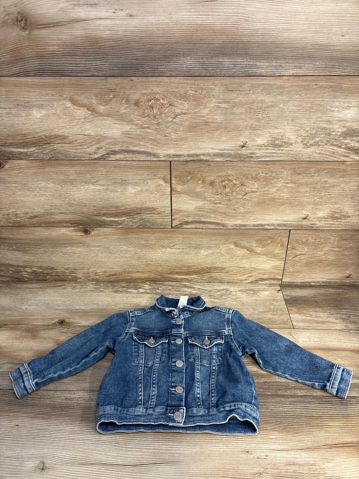 H&M Denim Button Up Jacket Blue sz 4T