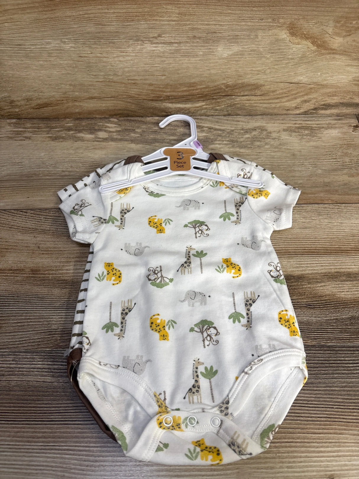NEW Baby Essentials 2pk Bodysuit White sz 9m