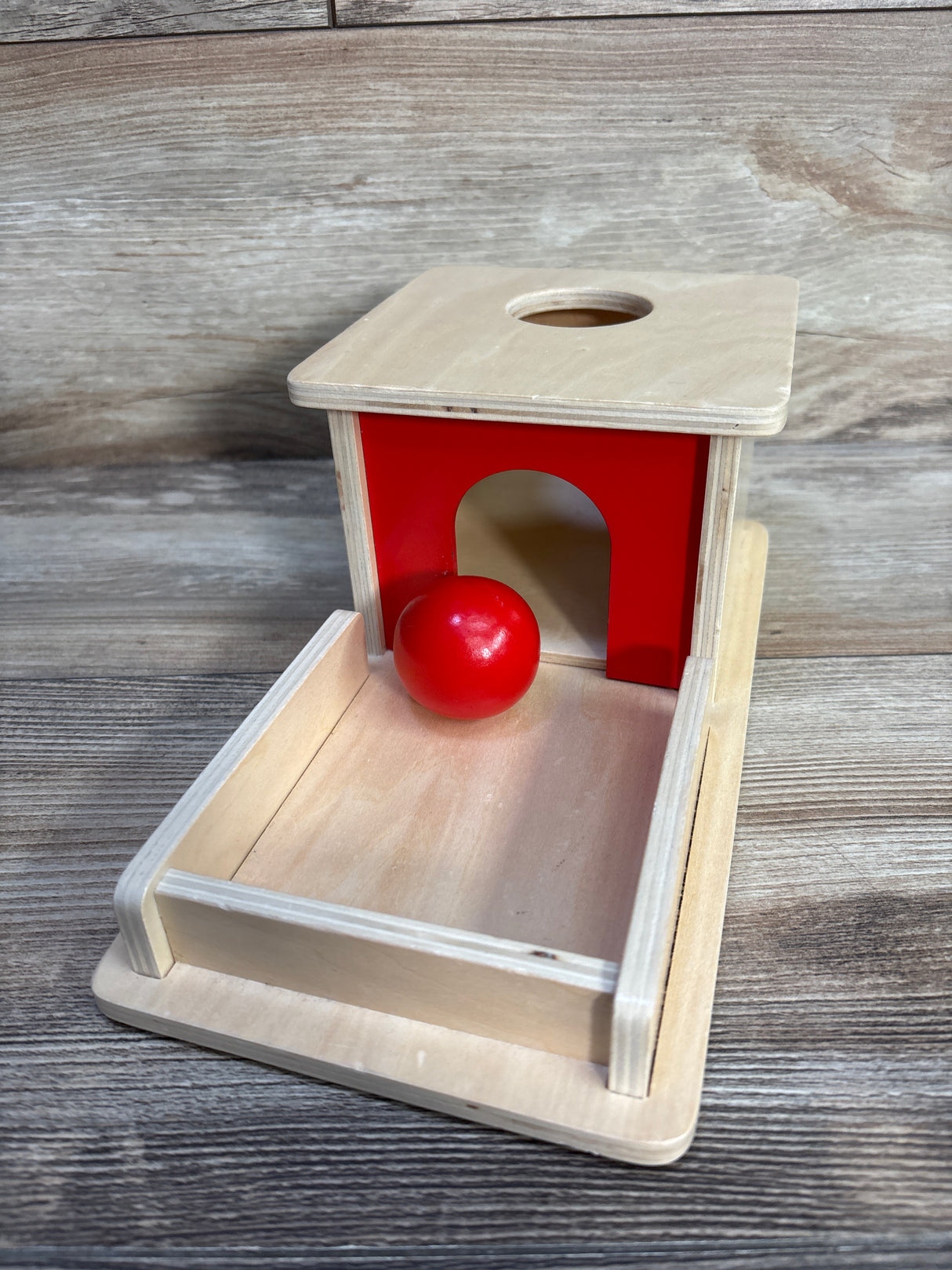 Dualoai Wooden Ball Drop Box