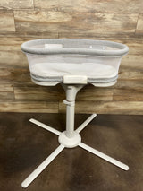 HALO Innovations BassiNest Swivel Sleeper Luxe in Dove Gray Tweed