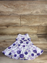 Floral Sleeveless Dress White sz 18-24m