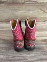 Chaparral Embroidered Cowgirl Boots Pink sz 6c