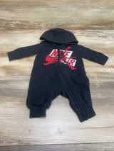 Jordan Hooded Coverall Black sz Newborn