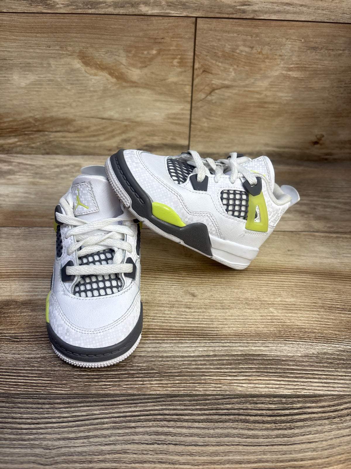 Air Jordan 4 Retro TD 'Light Lemon Twist' Sneakers sz 7c
