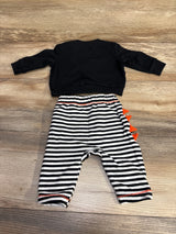 Cat & Jack 2pc Milk Monster Sweatshirt & Joggers Black sz 0-3m - Me n Mommy To Be