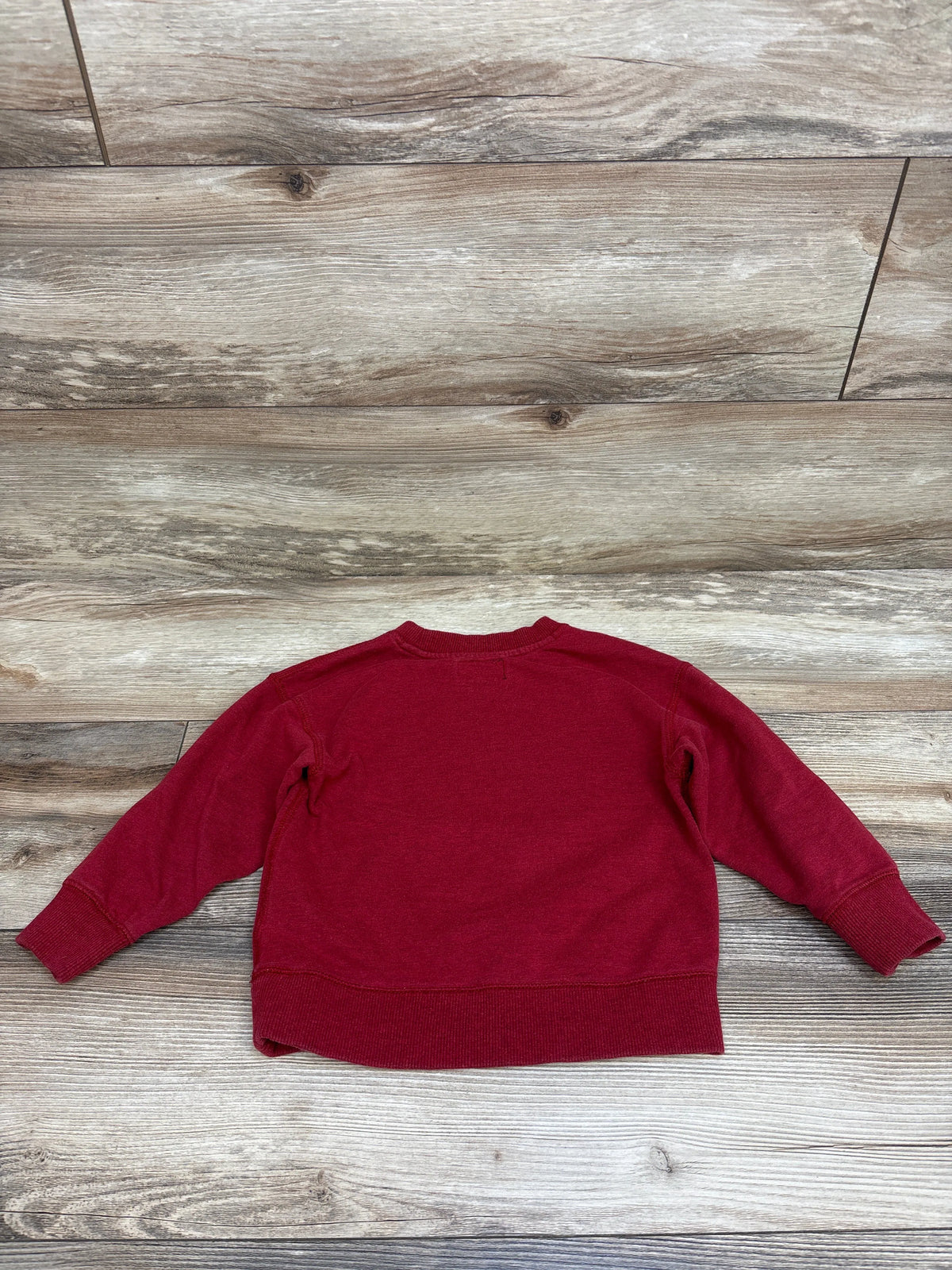 Roots Kids Christmas Crewneck Pullover Sweatshirt Red sz 4T