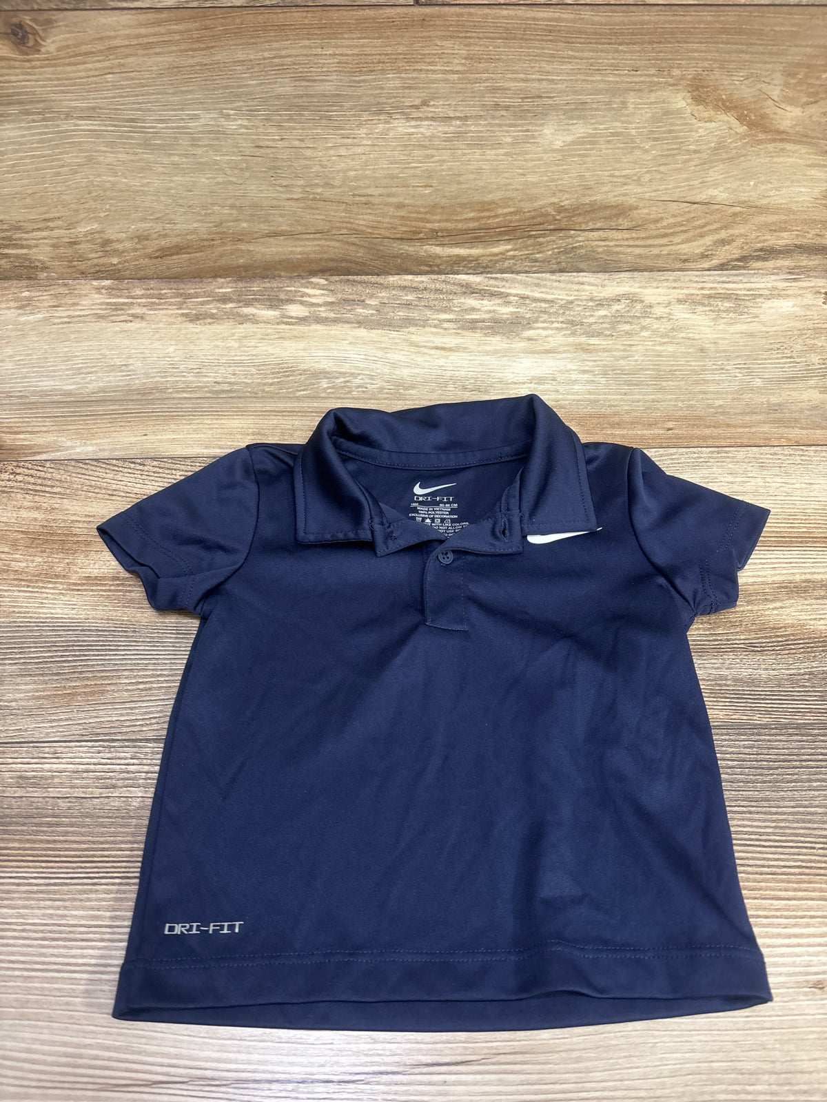 Nike Dri-Fit Polo Shirt Navy sz 18m