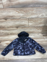 Nike Fleece Lined Camo Windbreaker Jacket Black/Grey sz 3T