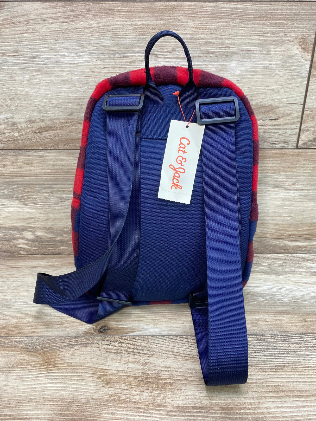 NEW Cat & Jack Fleece Buffalo 12" Backpack