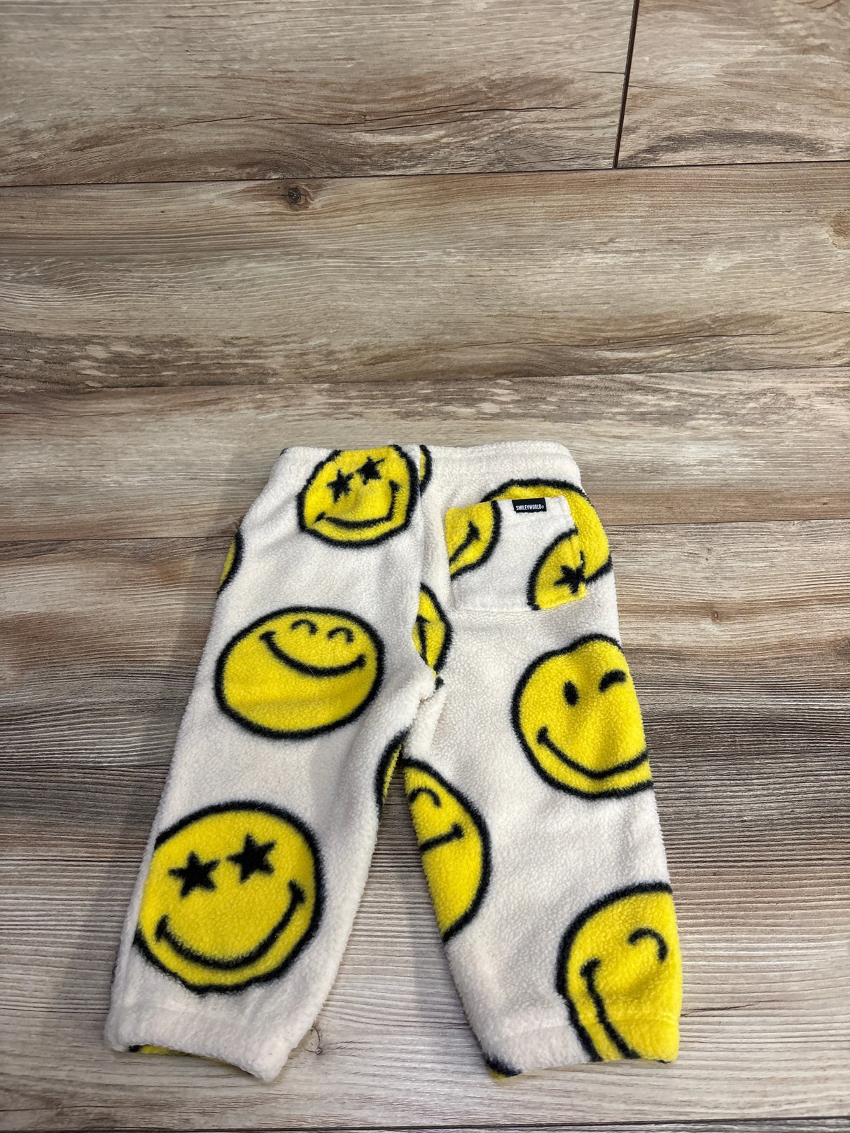 Baby Gap x Smiley World Sherpa Joggers Oatmeal sz 12-18m