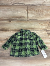 NEW Star Wars Plush Yoda Button Up Shirt Green sz 2T