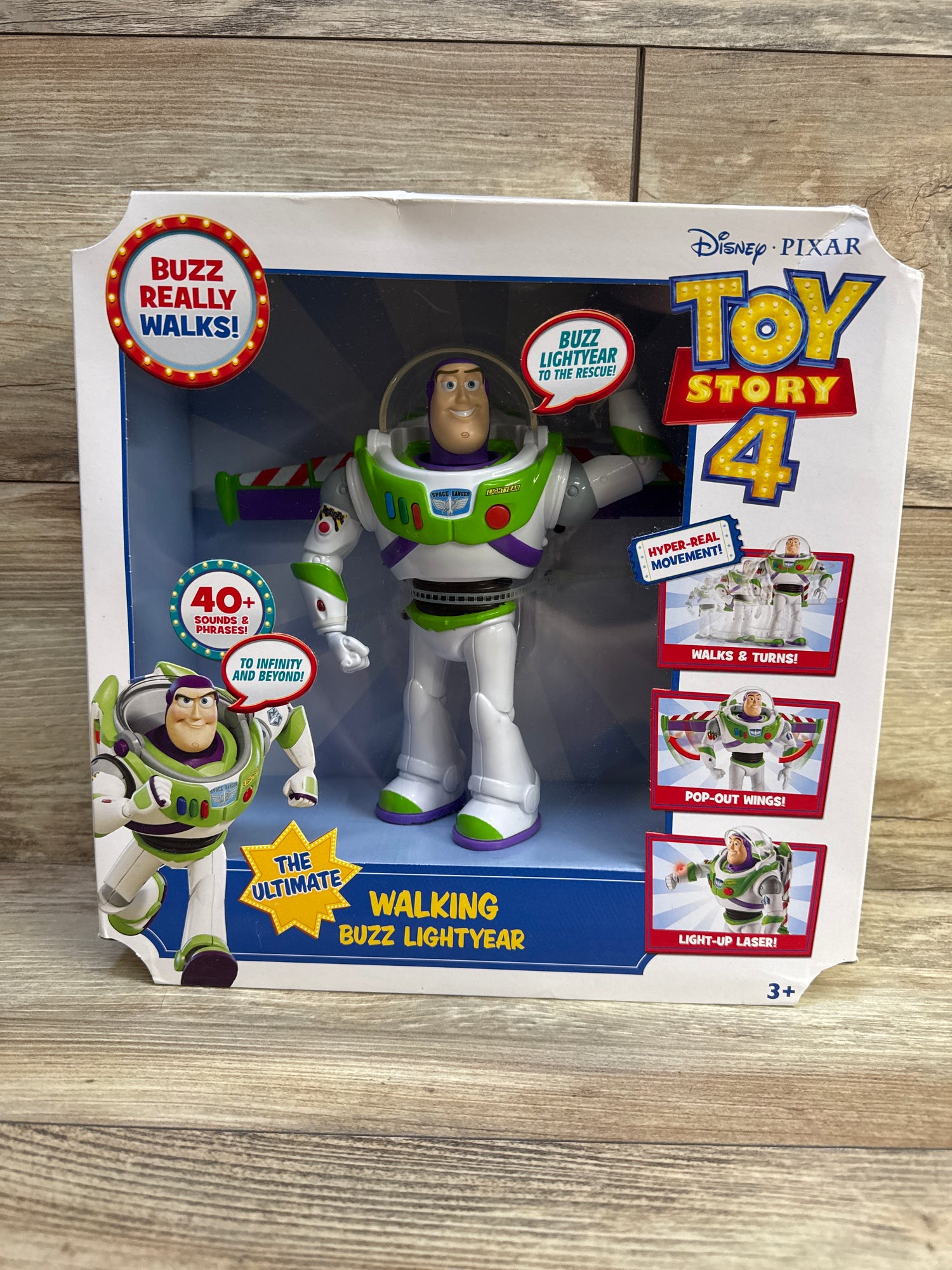 NEW Disney Pixar Toy Story 4 The Ultimate Walking Buzz Lightyear