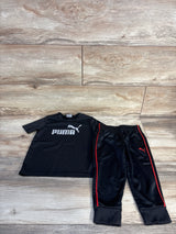 Puma 2pc Shirt & Joggers Black sz 24m