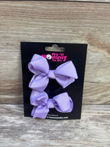 NEW Hair Bows 2pk Lilac